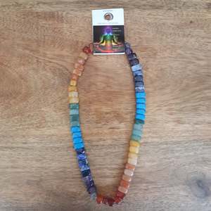 Chakra healing crystal necklace