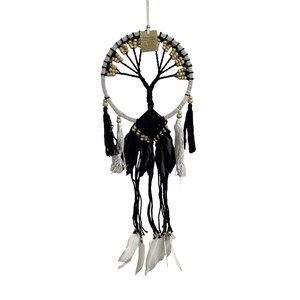 Products: Black And White Tree Of Life Dreamcatcher RivendellWorld