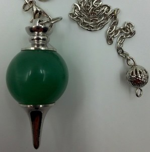Products: Sphere Aventurine Crystal Pendulum RivendellWorld