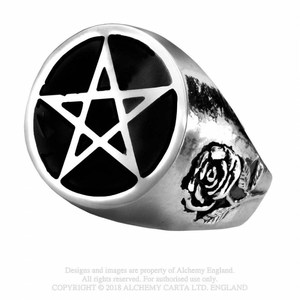 Alchemy Ring - Roseus Pentagram RivendellWorld