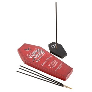 Pack of 30 Vampire Blood Incense Sticks And Coffin Holder RivendellWorld