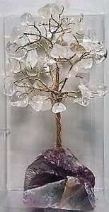 Large Gemstone Tree Clear Quartz RivendellWorld