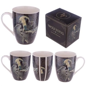Lisa Parker Wolf Song Porcelain Mug RivendellWorld