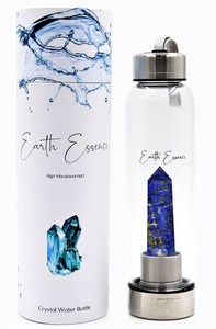 Crystal Point Drinking Bottle - Lapis Lazuli RivendellWorld