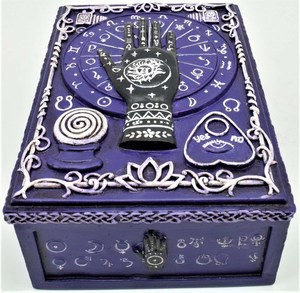 Products: Purple Palmistry Tarot Box RivendellWorld
