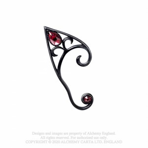Alchemy Elvyn Earwrap Pewter Earring Left RivendellWorld