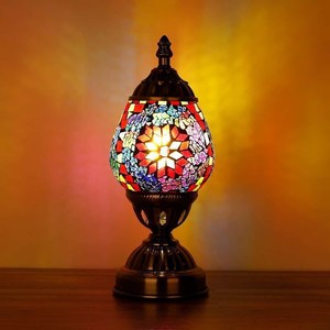 Turkish Oval Mosaic Lamp RivendellWorld