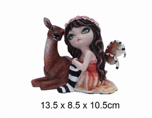Cute Fairy With Deer RivendellWorld