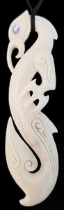 Bone Manaia Pendant In Box RivendellWorld