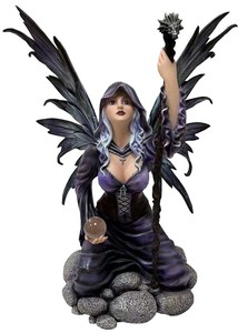 Magic Fairy With Glass Ball and Staff RivendellWorld