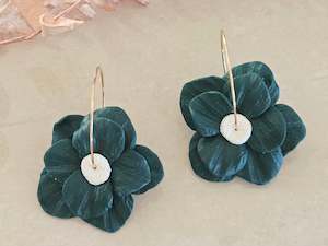 Wild Flower Forest Green