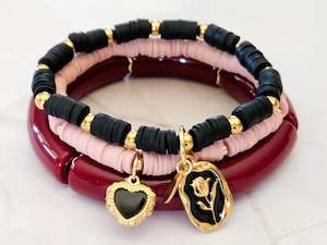 Stacking Bracelets Tulip Hearts Stack