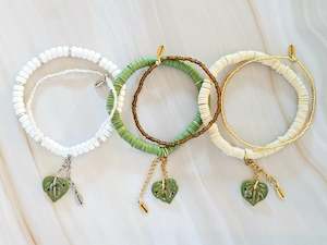 New: Stacking Bracelets Kawakawa Stack