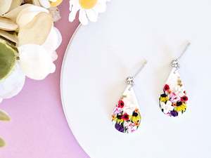 Meadow: Meadow Droplet Earrings Small