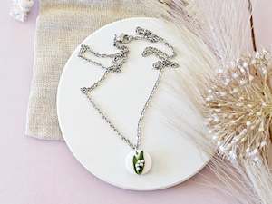 Sale: Birth Flower Collection May Lily of the Valley Necklace