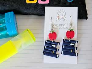 School Book Stack Hooks