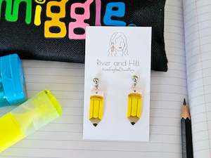 Back To School: School Pencil Earrings