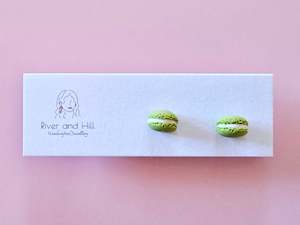 Girls Pistachio Macaron Studs