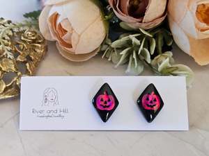 Studs: Halloween Pumpkin Studs