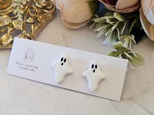 Studs: Halloween Ghost Studs