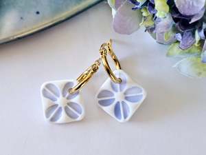 Florals: Porcelain Flower Hoops