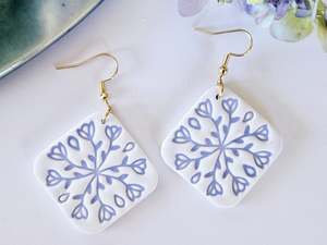 Porcelain Tile Earrings