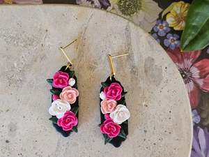 Florals: Cammellia Earrings