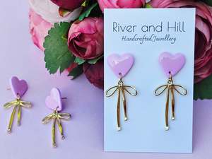 Hearts Collection Hearts and Bows Pink