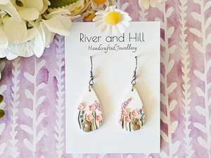 Florals: Meadow Bunny Droplet Earrings
