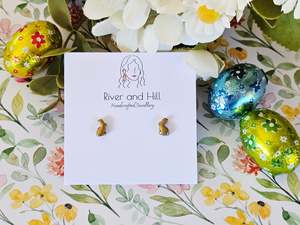 Florals: Easter Miniture Gold Studs