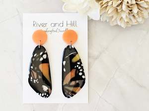 Monarch Abstract Statement Earrings