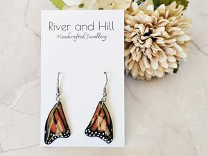 Monarch Wing Earrings
