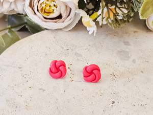 Daily Colour Bright Red Studs