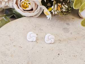 Studs: Daily Colour White Studs