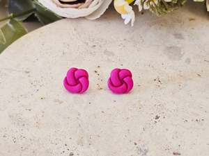 Studs: Daily Colour Magenta Studs
