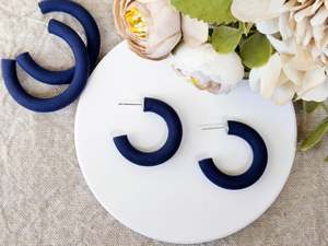 Daily Colour Hoops Small Navy