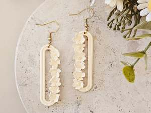 Daily Colour Pastel Yellow Floral Earrings
