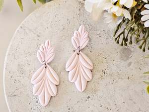 Stud Back: Daily Colour Pastel Pink Arch Earrings