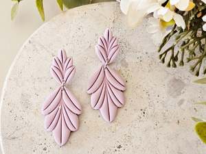Daily Colour Lavender Arch Earrings