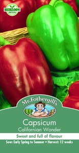 Products: Capsicum Californian Wonder