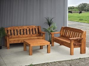 Products: Park Bench Set River Rustics