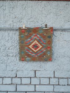 TURKISH KILIM CUSHION COVER 40 X 40 - Rivet - Vintage & Gallery from Raglan