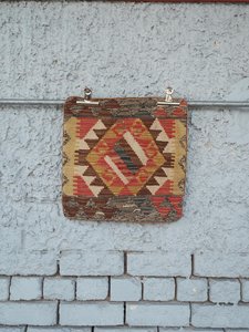 TURKISH KILIM CUSHION COVER 45 X 45 - Rivet - Vintage & Gallery from Raglan