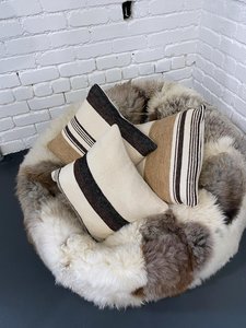 Handwoven Peruvian Cushion 45 x 45 - Rivet - Vintage & Gallery from Raglan
