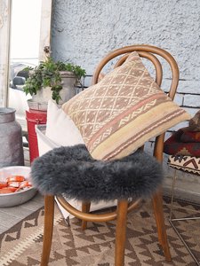TURKISH KILIM CUSHION COVER 40 x 40 - Rivet - Vintage & Gallery from Raglan