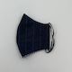 Face Mask - Navy Blue Stripe with Red Stripe