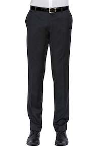 Trousers: Charcoal Classic Trouser by Joe Black