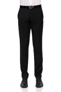 Trousers: Black Classic Trouser by Joe Black