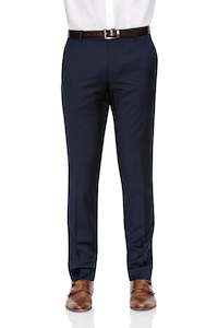 Trousers: Navy Classic Trouser by Joe Black