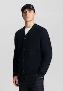 Winter Collection: Cable Navy Cardigan by Dstrezzed